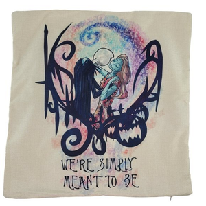 Nightmare Before Christmas Pillow Case Cushion Cover‎ Jack Skellington 18"x18"